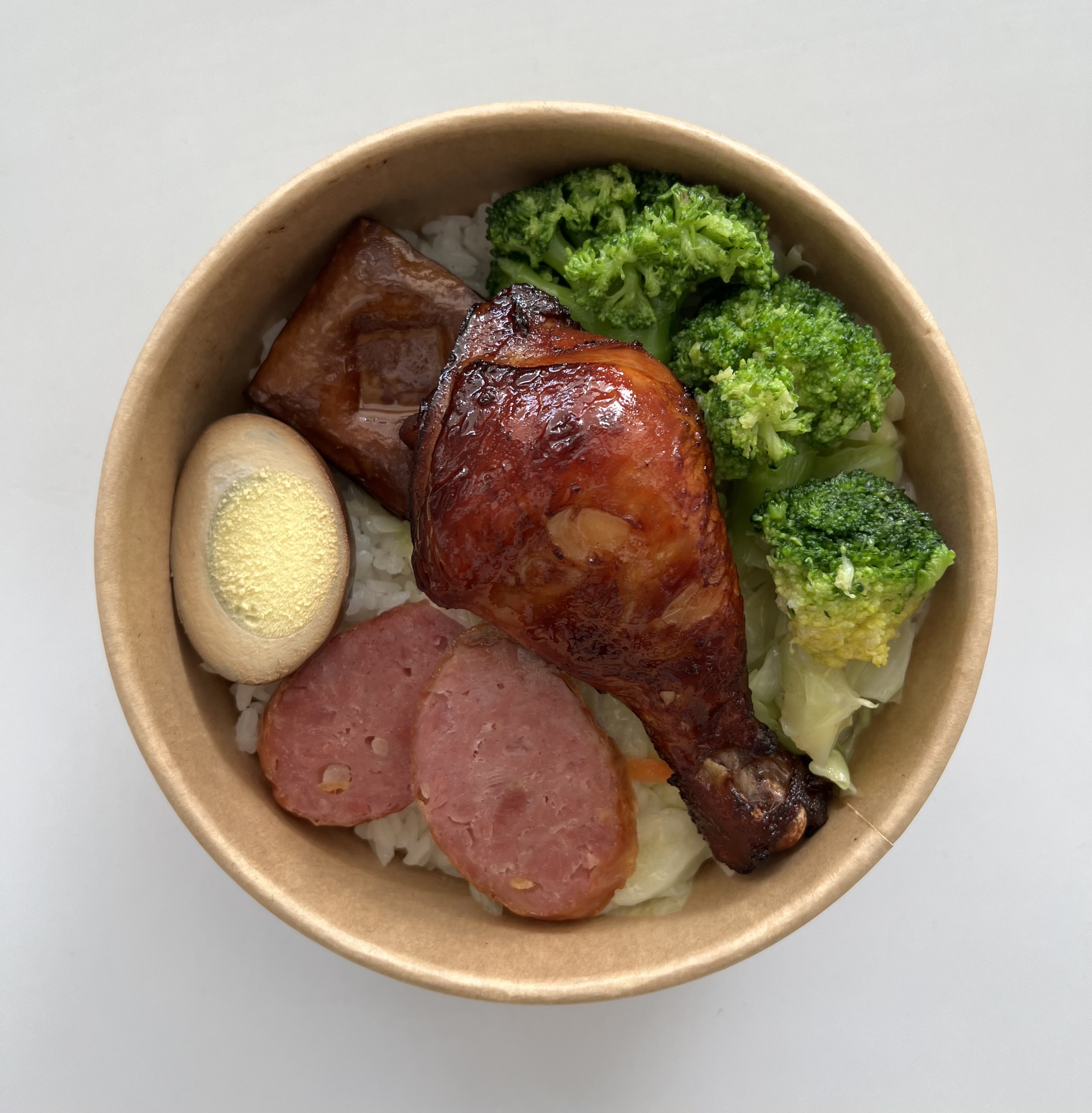 焦糖雞腿鐵路便當